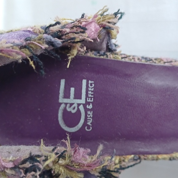 Cause & Effect "Rafe" Boucle Fabric Dorsay Heels- Sz. 7 - Picture 2 of 10